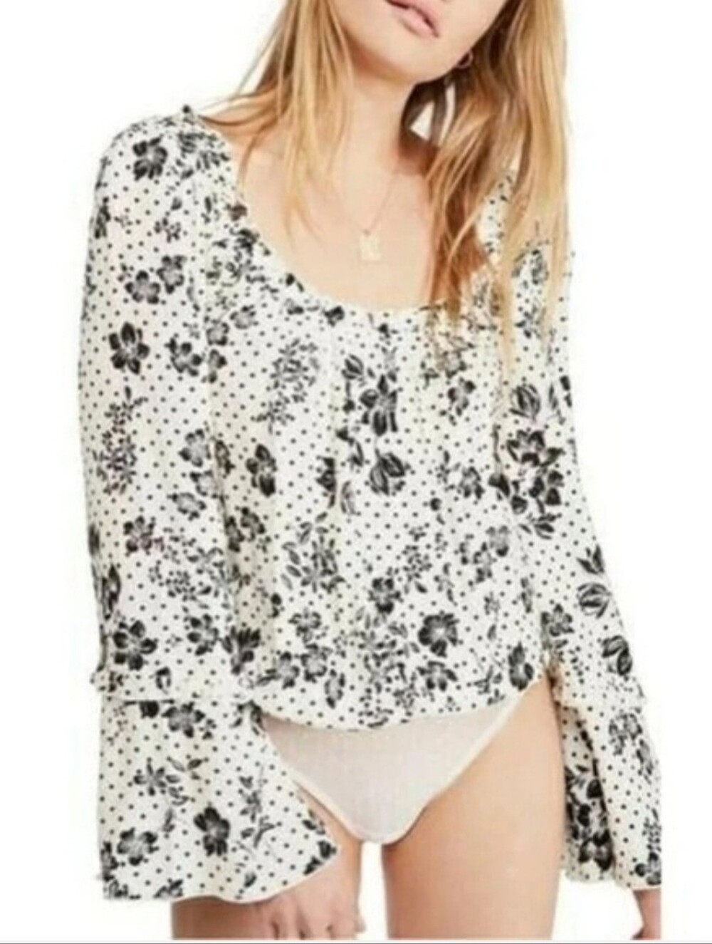 Intimately by Free People One On One Bodysuit Tea Combo Floral - Small